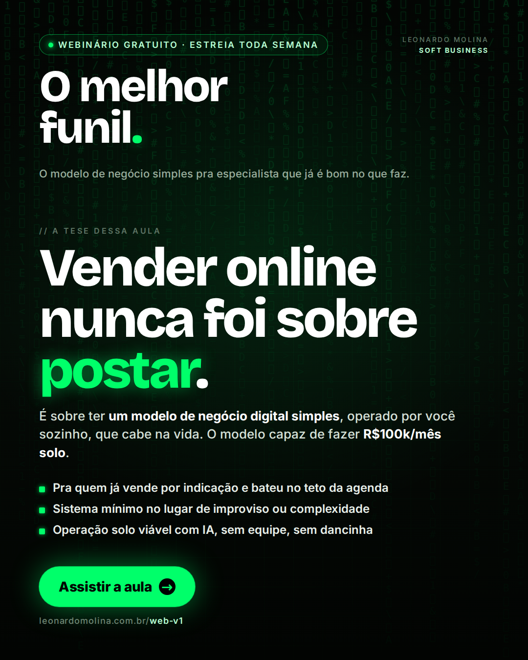 banner piloto A cicatriz